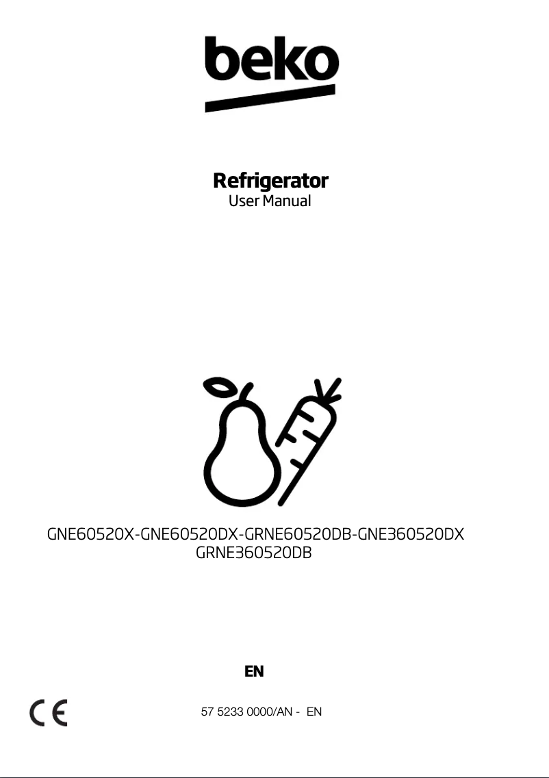 Image de la première page du manuel de l'appareil GNE360520D