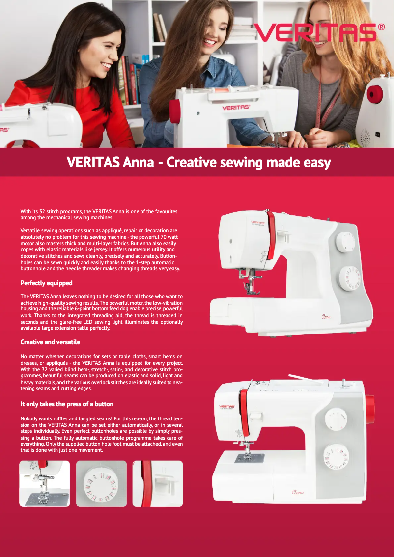 Page n°1 - Fiche technique Veritas Anna