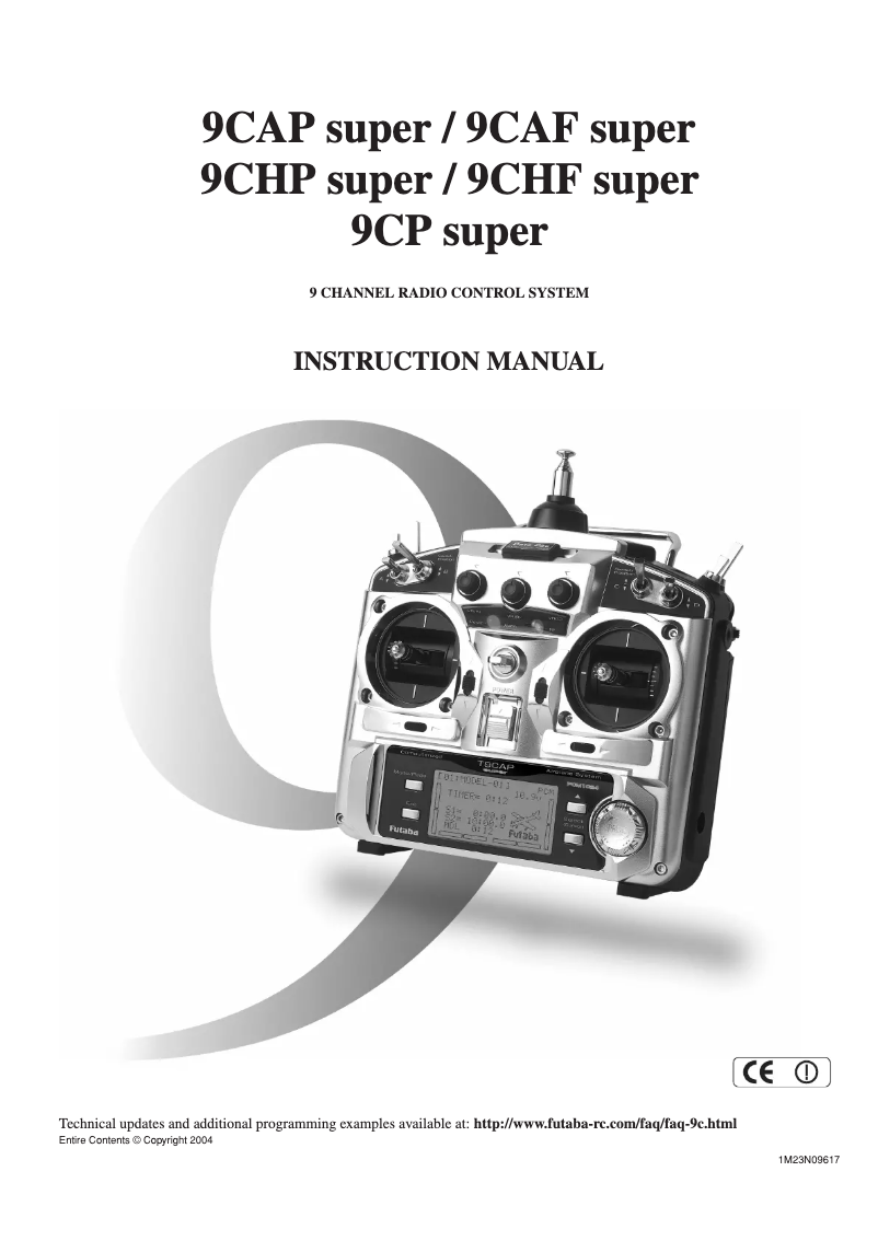 Image de la première page du manuel de l'appareil 9CAFsuper