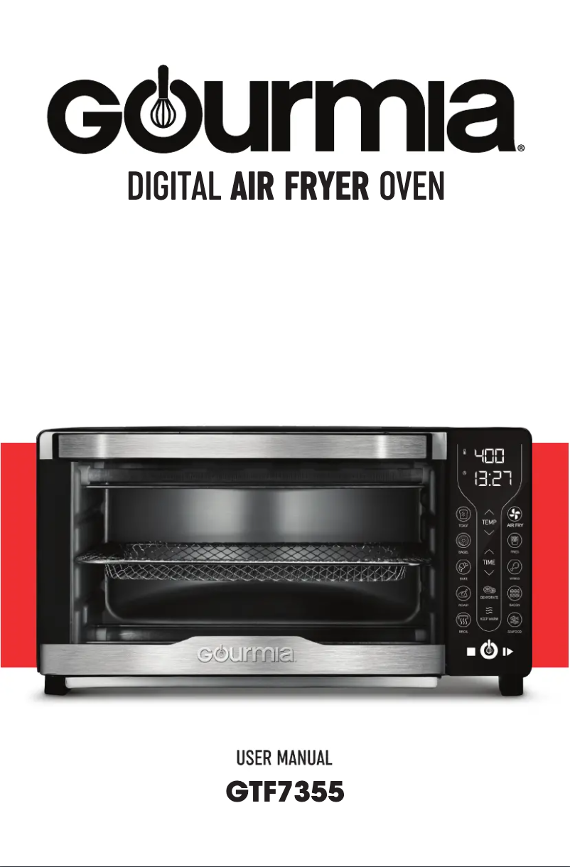 Page 1 de la notice Manuel utilisateur Gourmia GTF7355