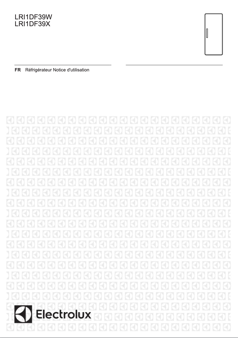 Page 1 de la notice Manuel utilisateur Electrolux LRI1DF39W