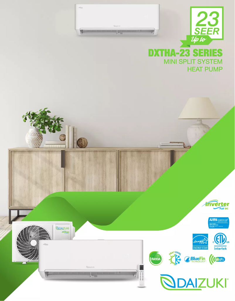 Page 1 de la notice Fiche technique Daizuki DXTH09X416A-23