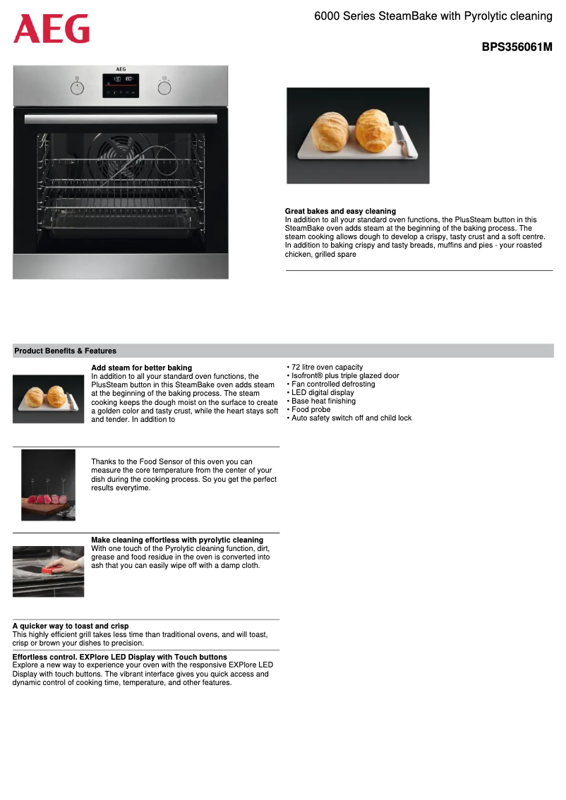 Image de la première page du manuel de l'appareil BPS356061M