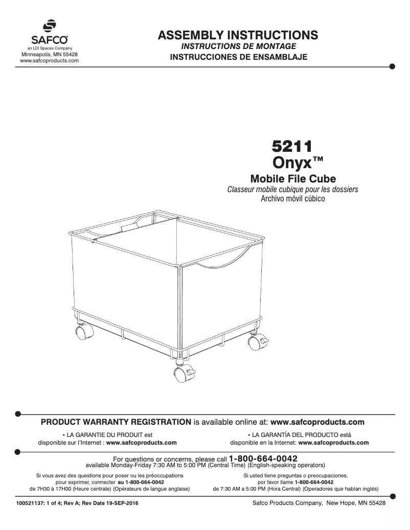 Image de la première page du manuel de l'appareil 5211