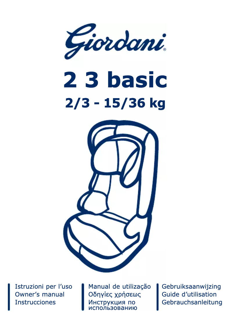 Image de la première page du manuel de l'appareil 2 3 Basic