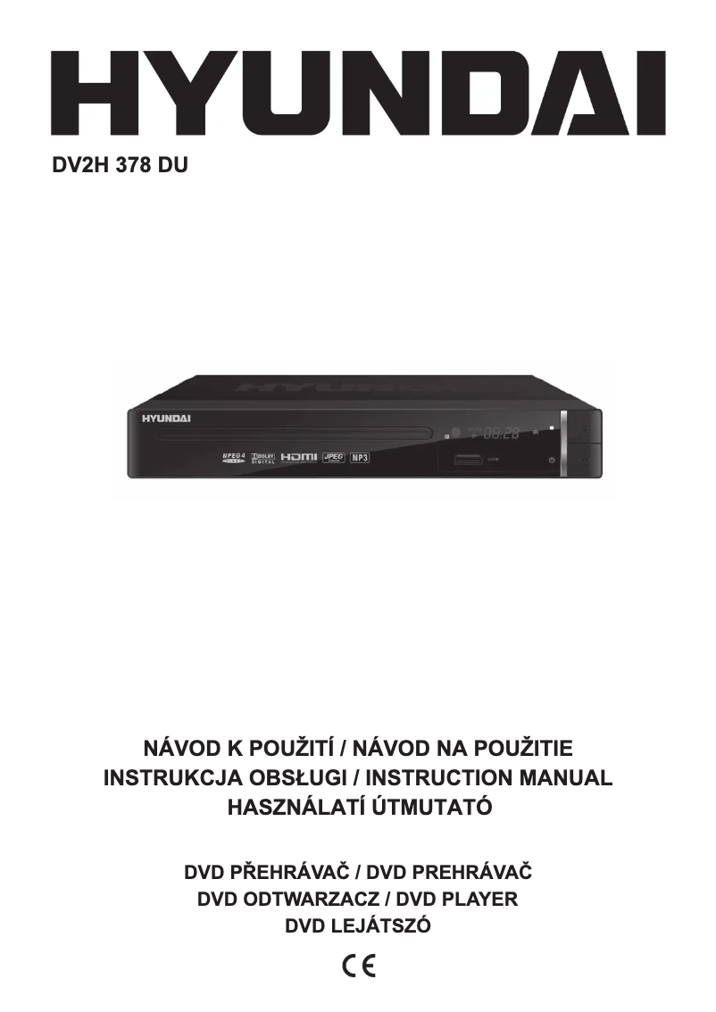 Page 1 de la notice Manuel utilisateur Hyundai DV-2-H 378 DU