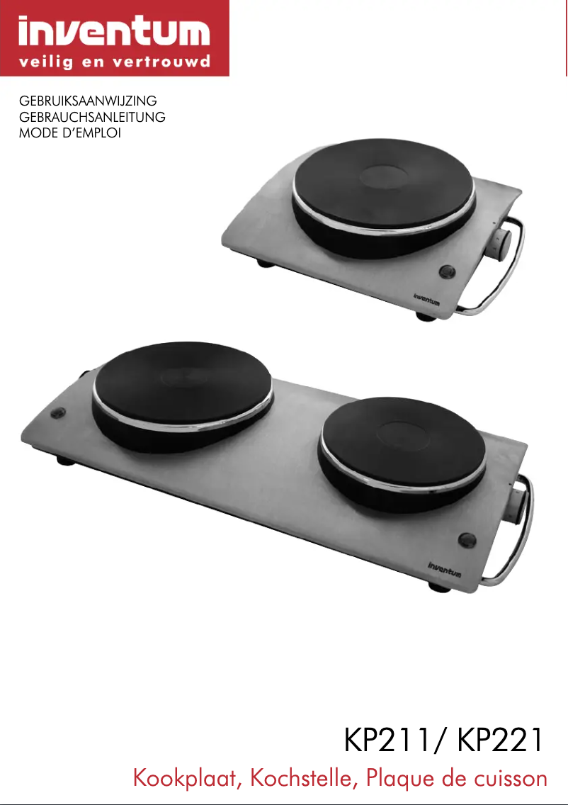 Page n°1 - Manuel utilisateur Inventum KP211