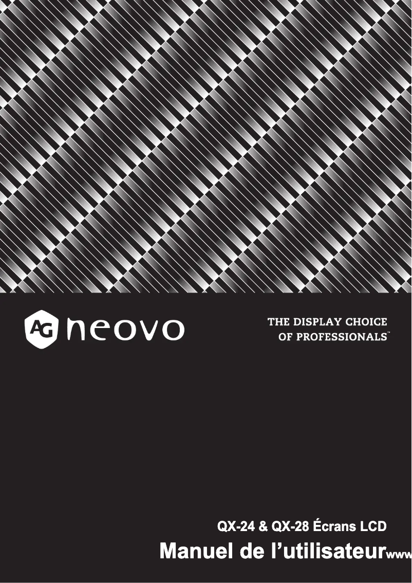 Image de la première page du manuel de l'appareil QX-24