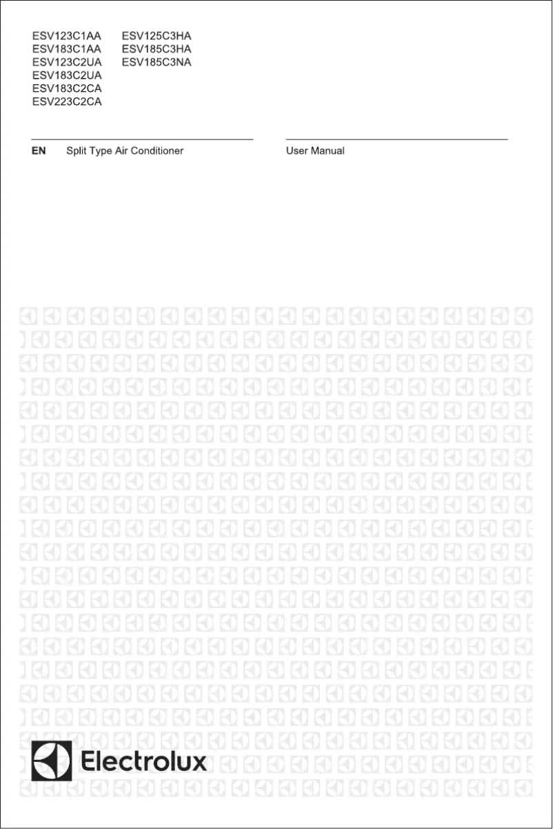 Page 1 de la notice Manuel utilisateur Electrolux ESV223C2CA