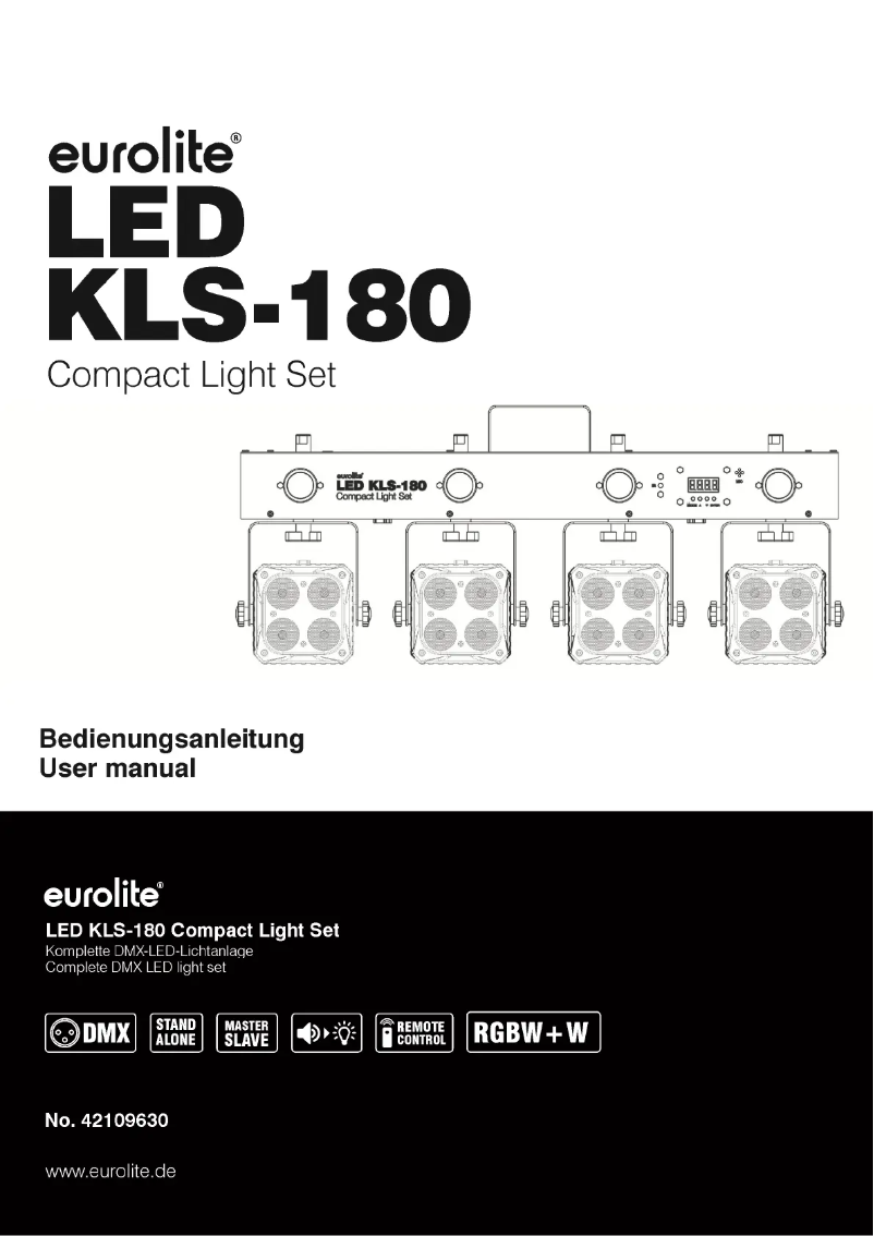 Page 1 de la notice Manuel utilisateur Eurolite LED KLS-180
