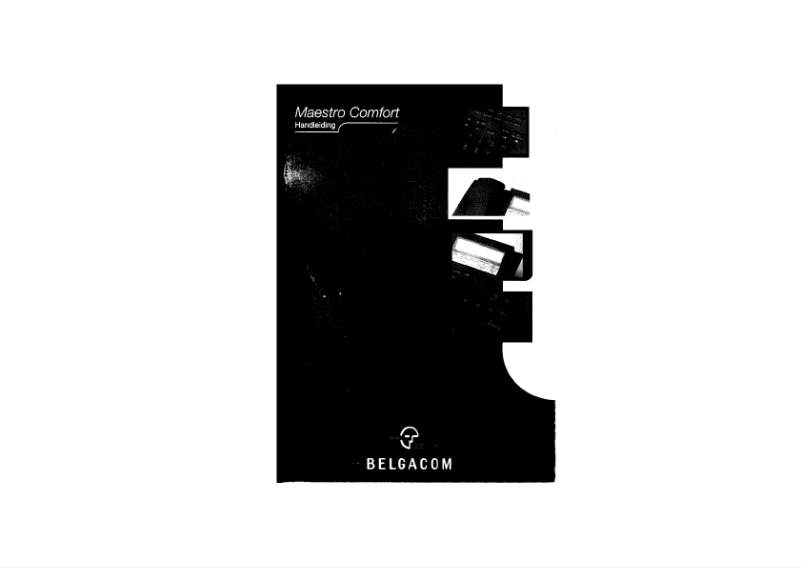 Image de la première page du manuel de l'appareil Maestro Comfort