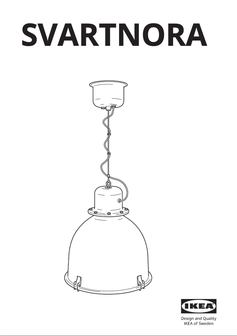 Image de la première page du manuel de l'appareil SVARTNORA 705.432.06