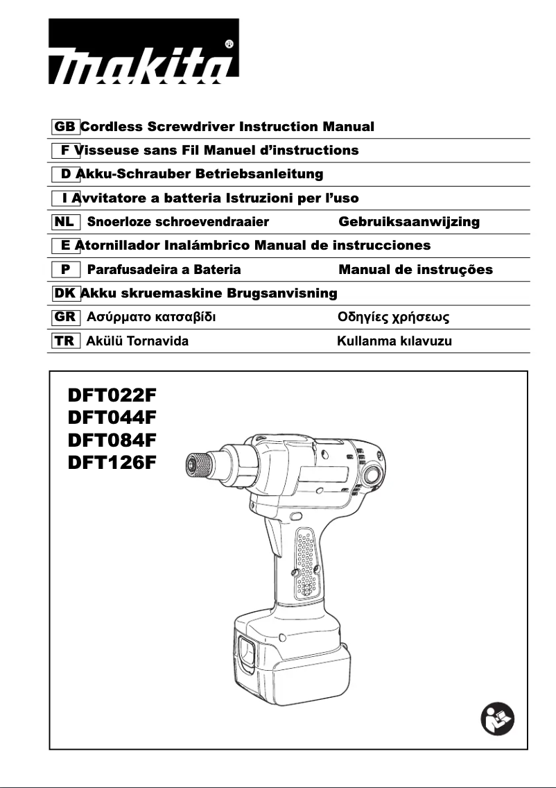 Page n°1 - Manuel utilisateur Makita DFT084FZ