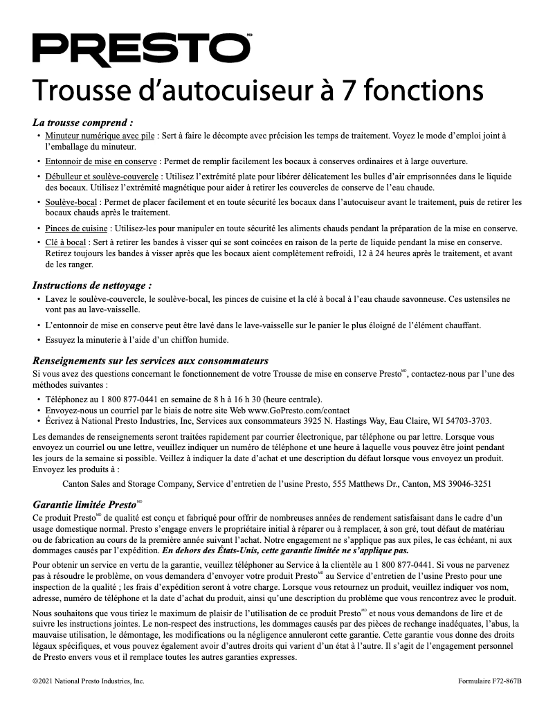 Image de la première page du manuel de l'appareil 09995