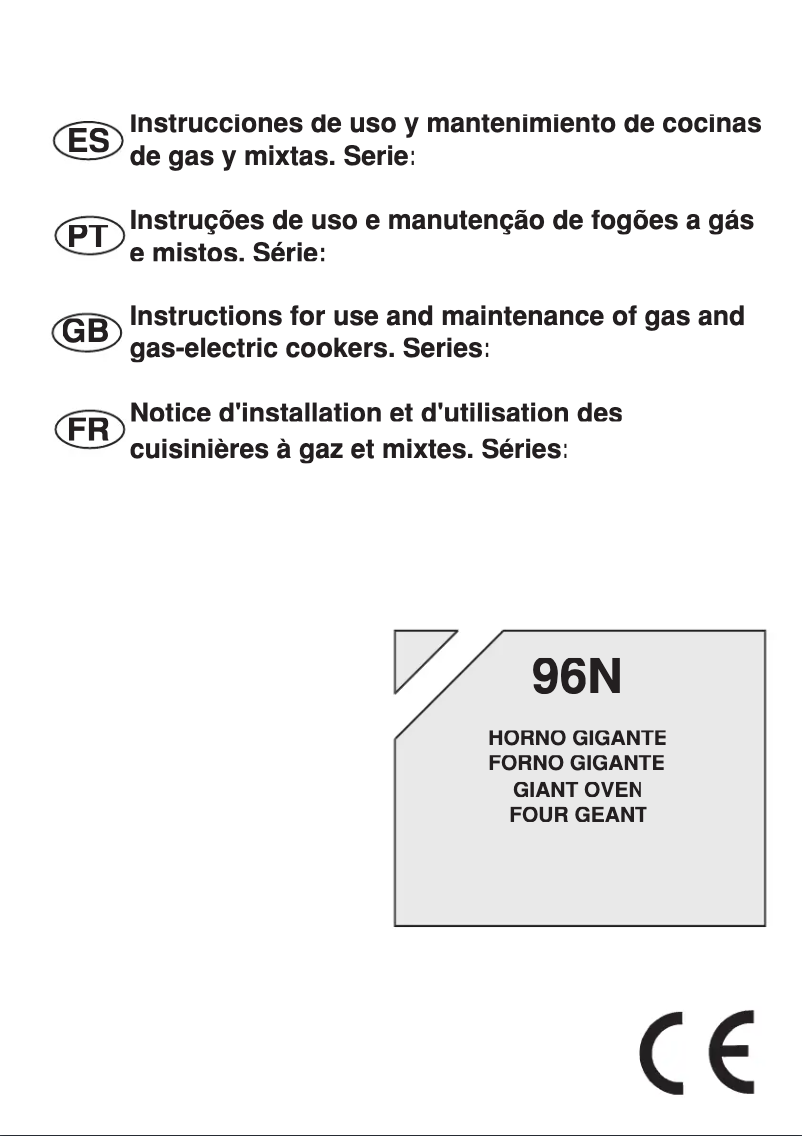 Image de la première page du manuel de l'appareil 3CF-950SXBUT