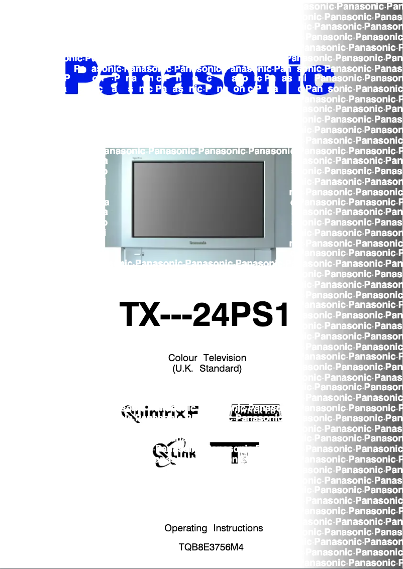 Image de la première page du manuel de l'appareil TX-24PS1