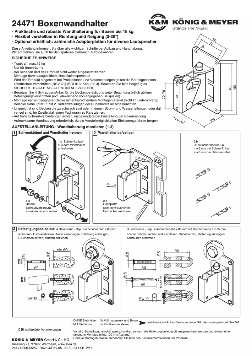 Image de la première page du manuel de l'appareil 24471