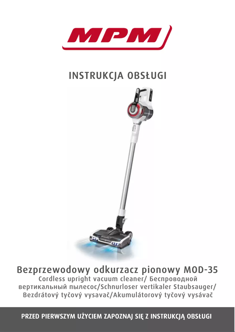 Page 1 de la notice Manuel utilisateur MPM MOD-35