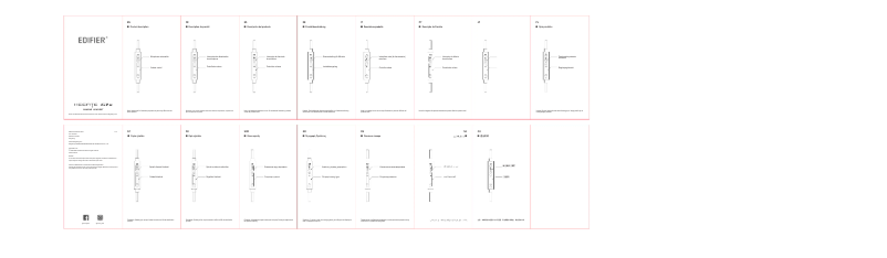 Page n°1 - Manuel utilisateur Edifier Hecate G1 SE