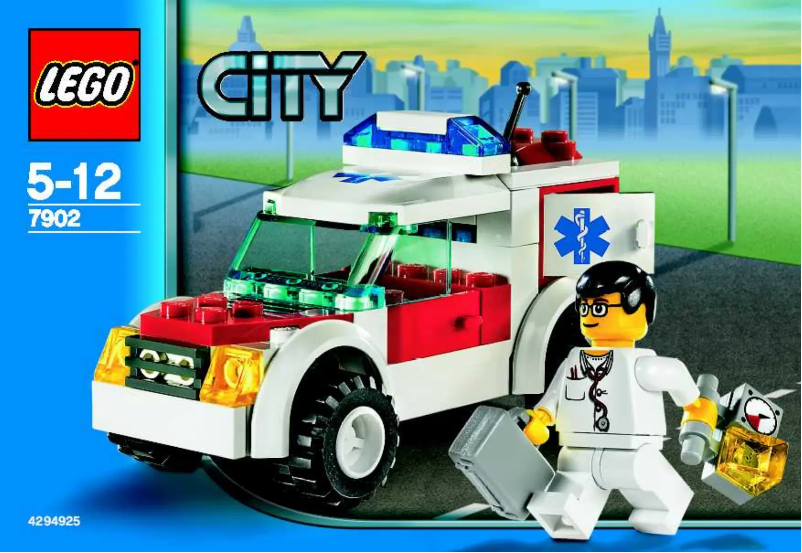 Page 1 de la notice Manuel utilisateur Lego City Co-Pack Fire-Rescue 2007