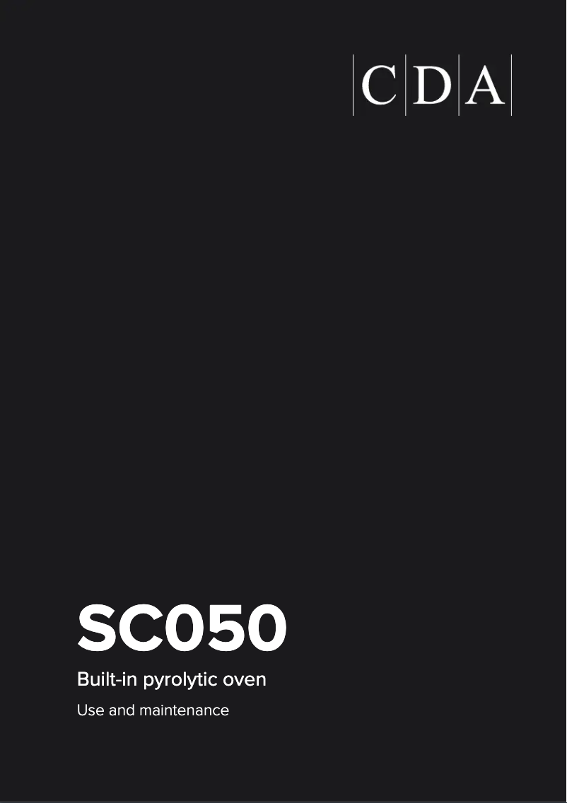 Page 1 de la notice Manuel utilisateur CDA SC050