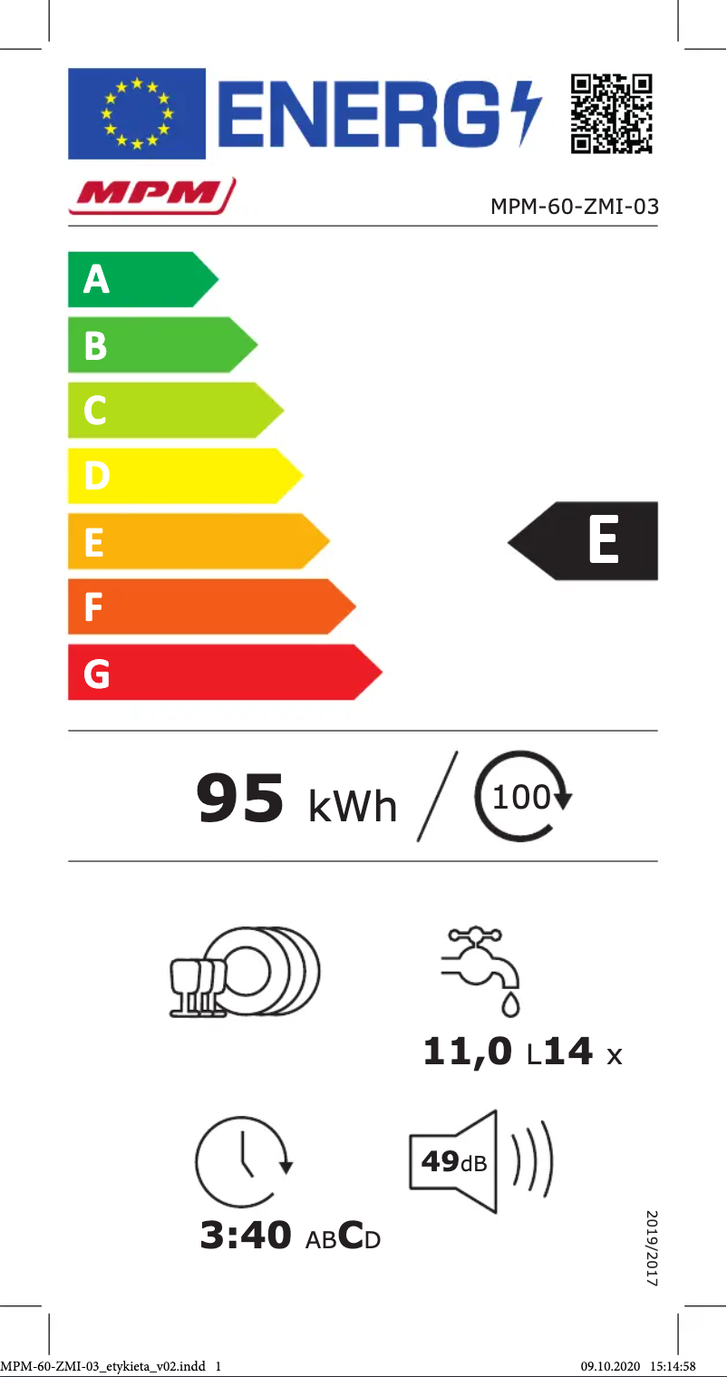 Page n°1 - Manuel utilisateur MPM MPM-60-ZMI-03