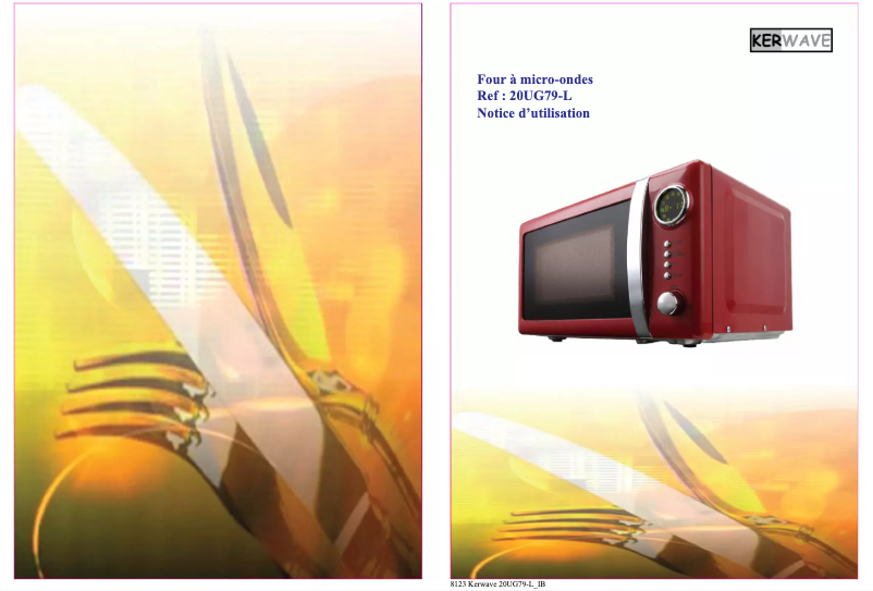 Page 1 de la notice Manuel utilisateur Kerwave 20UG79-L