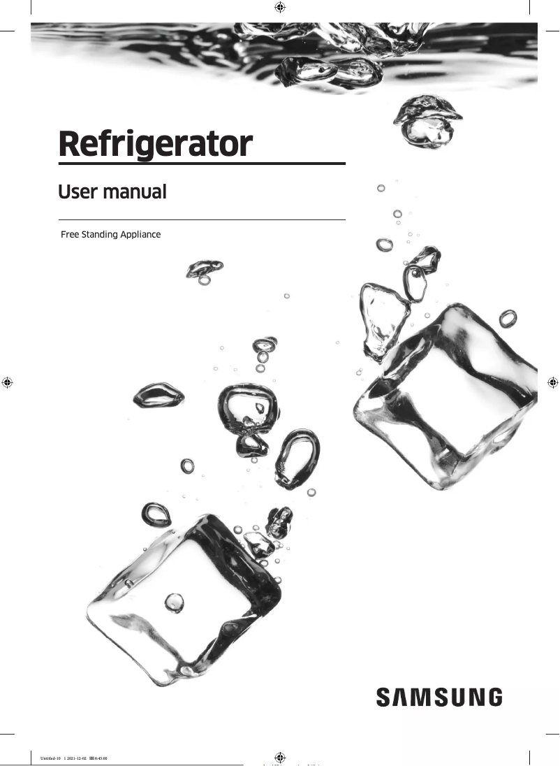 Page n°1 - Manuel utilisateur Samsung RT840EW
