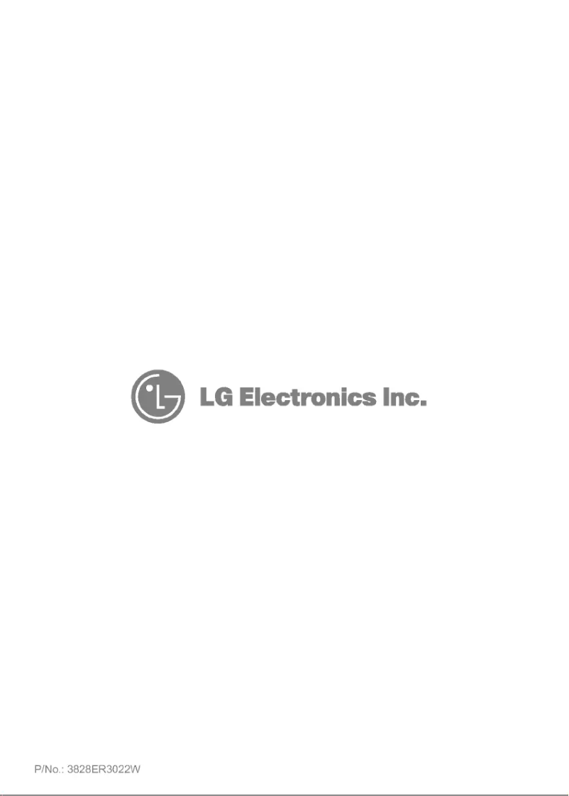 Page n°1 - Manuel utilisateur LG WD-80250T