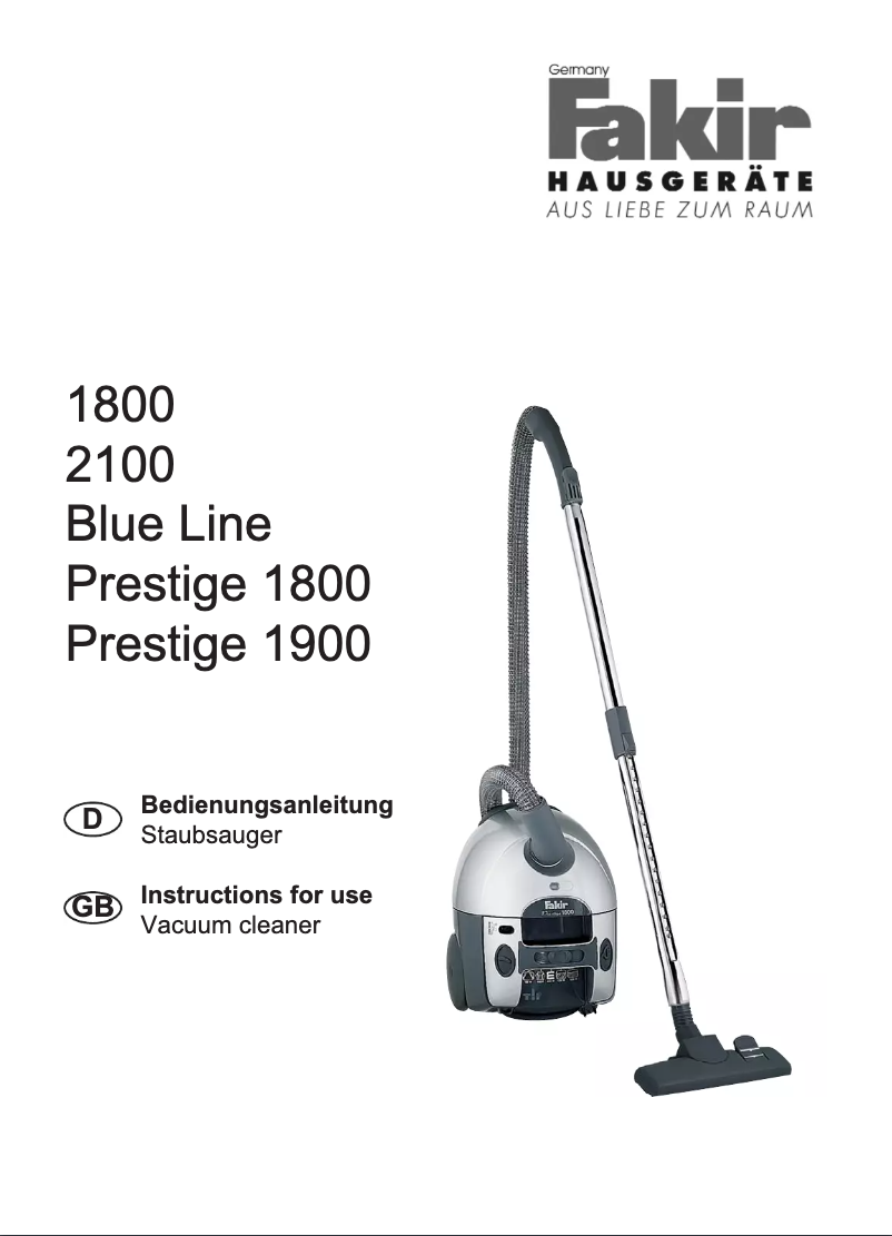 Imagen de la primera página del manual del dispositivo Prestige 1900