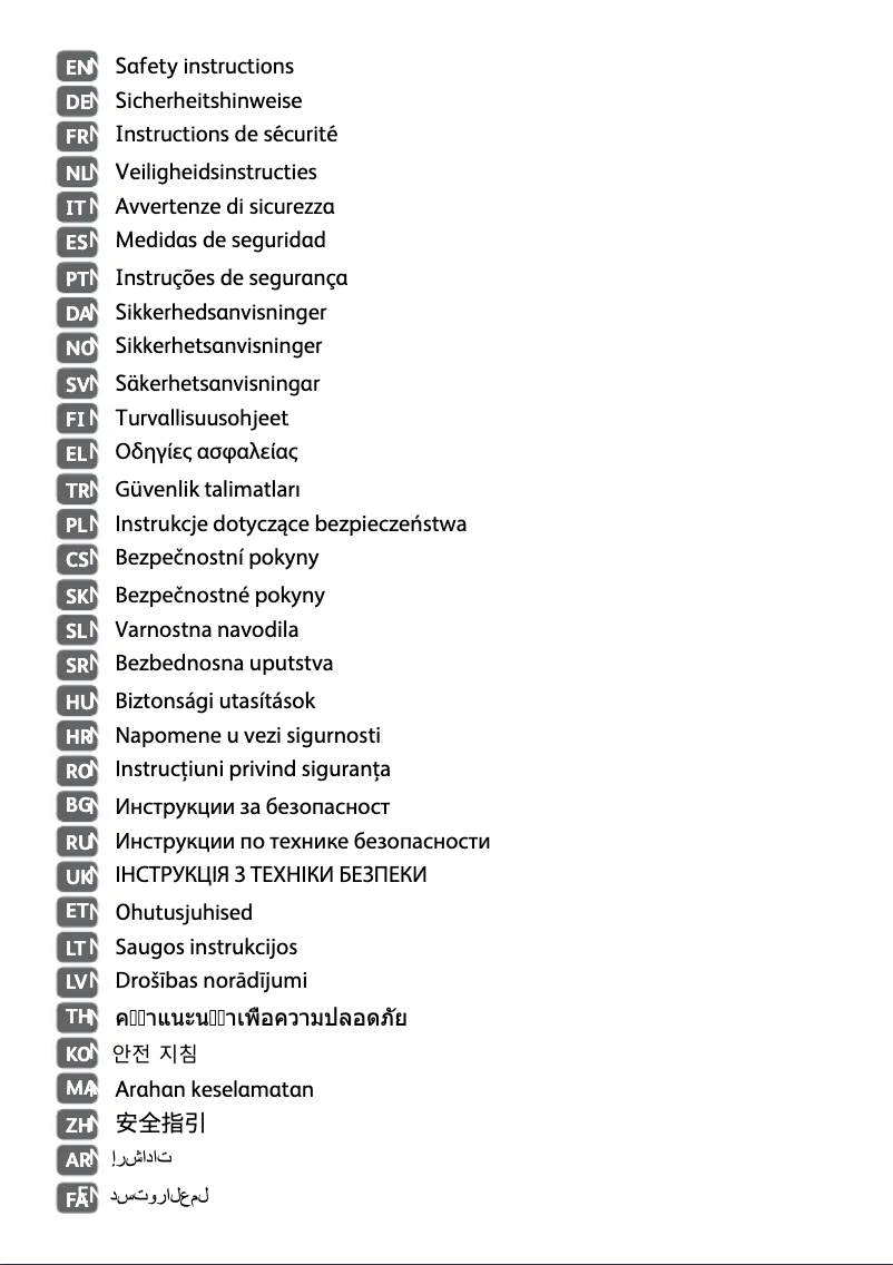 Page 1 de la notice Instructions / montage Tefal JB1013