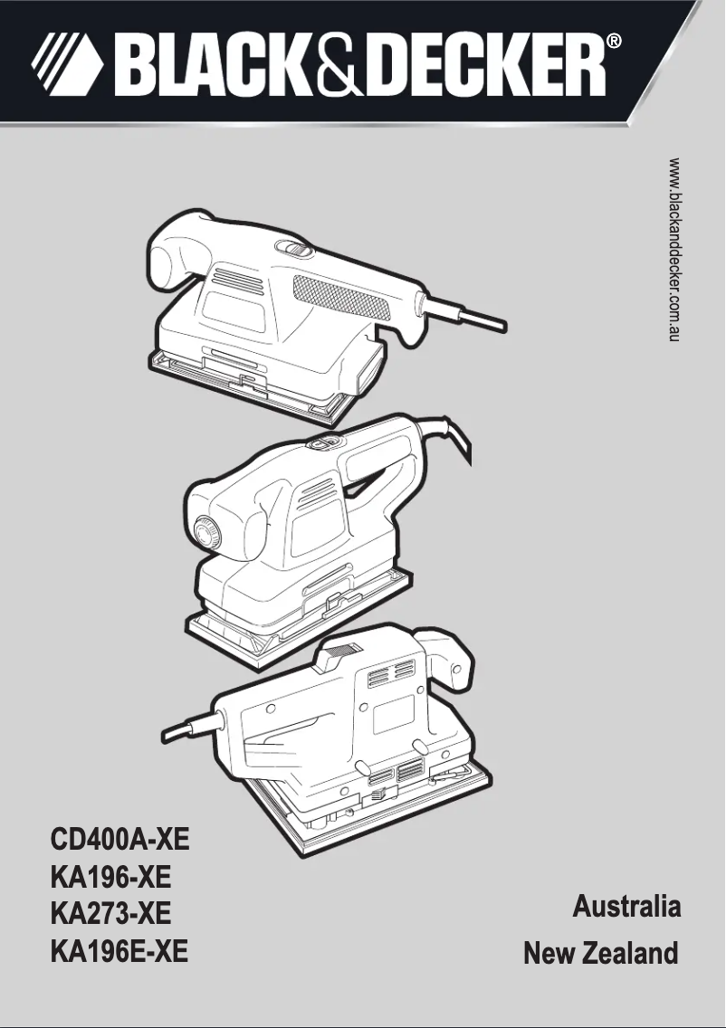 Image de la première page du manuel de l'appareil CD400