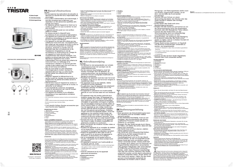 First page image of the manual for MX-4184K