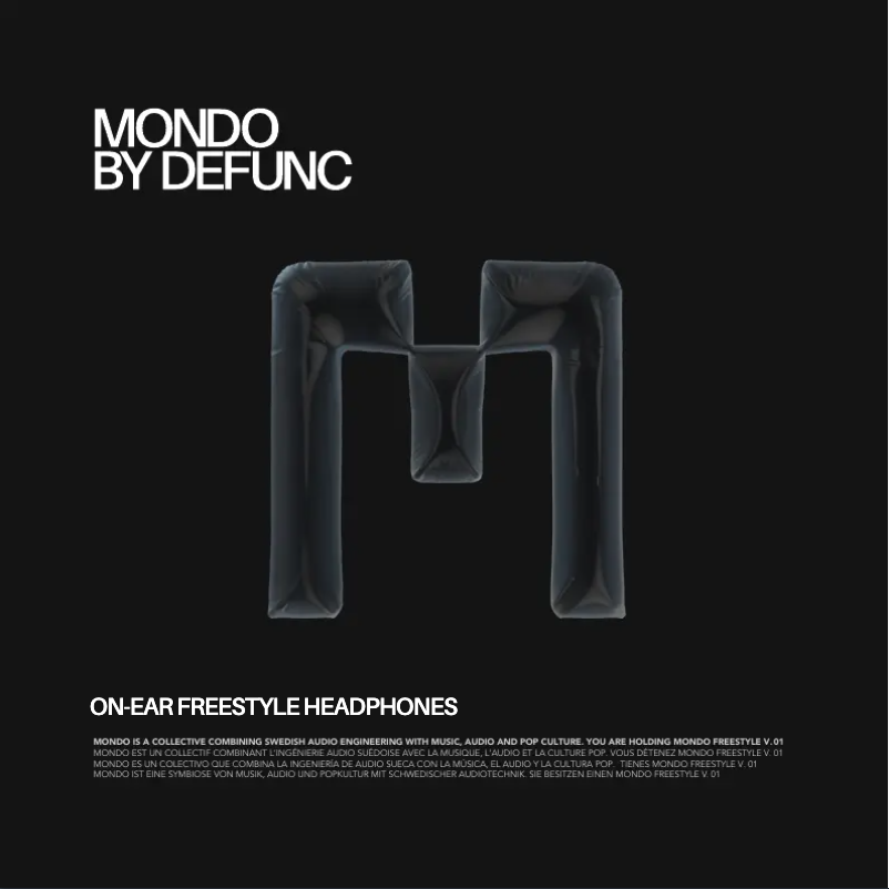 Página 1 del manual Manual de usuario Defunc Mondo