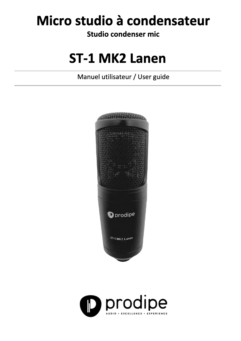 Image de la première page du manuel de l'appareil ST-1 MK2 Lanen