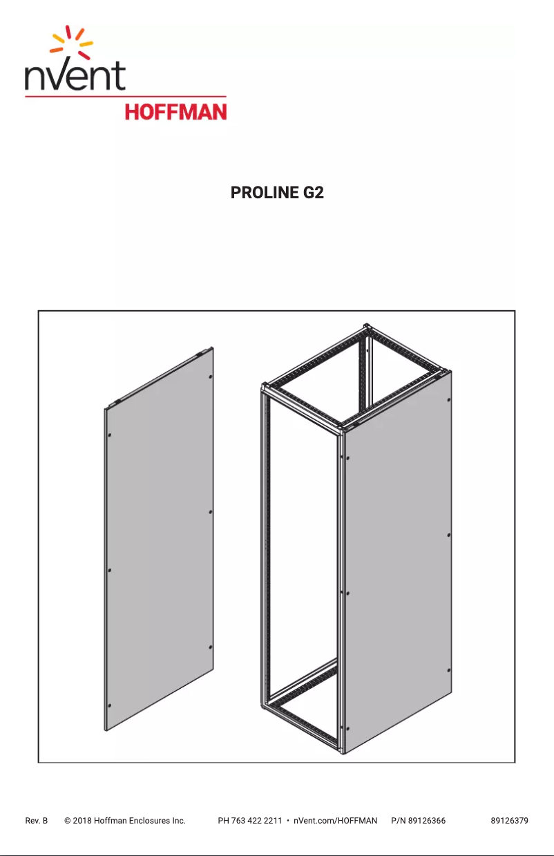 Page 1 de la notice Manuel utilisateur Hoffman P2CS206