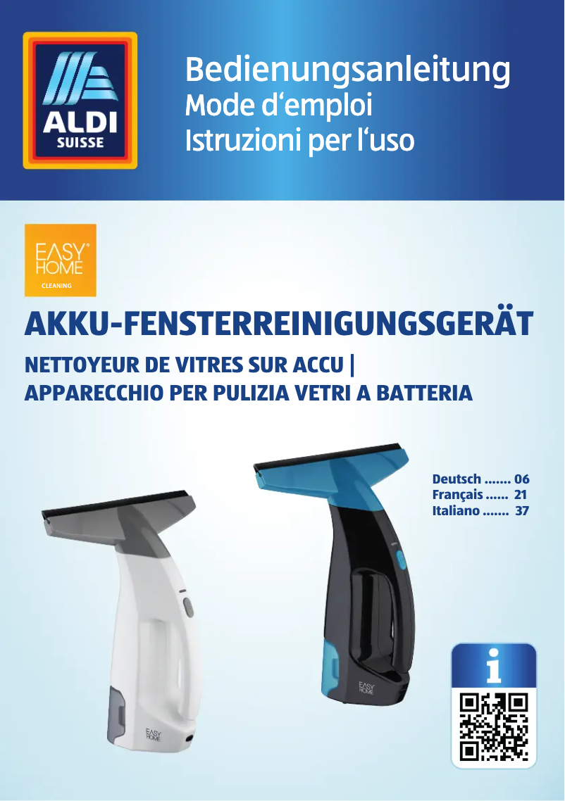 Page 1 de la notice Manuel utilisateur Easy Home GT-FS-04