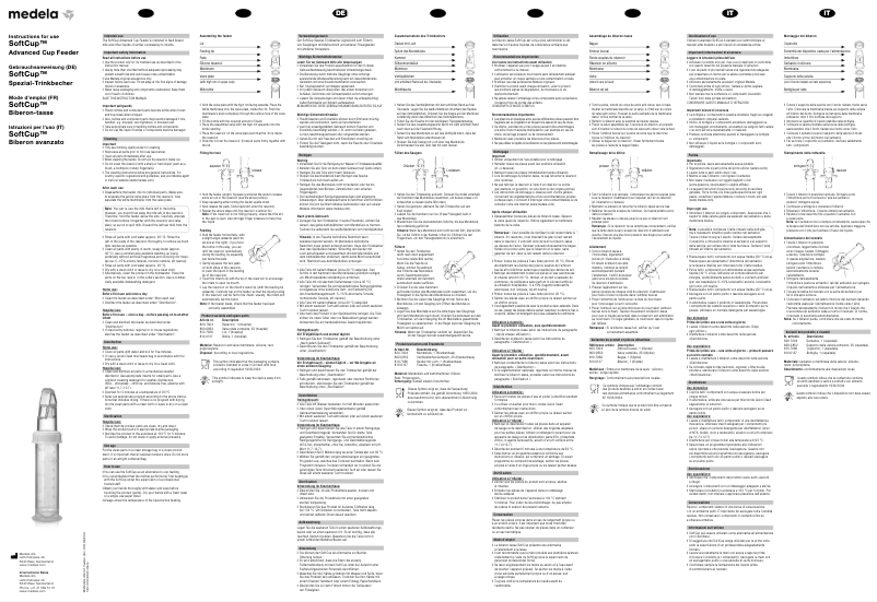Page 1 de la notice Manuel utilisateur Medela SoftCup