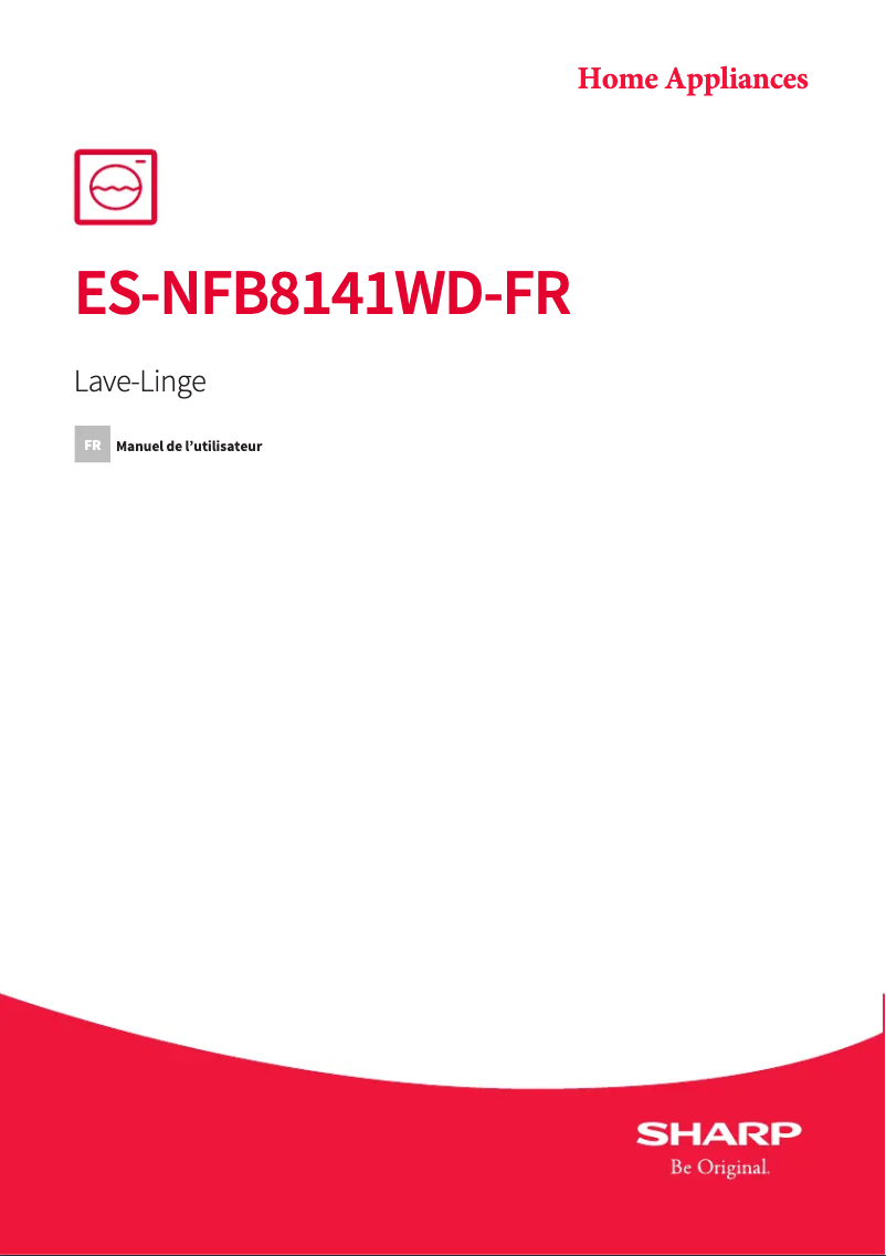 Page n°1 - Manuel utilisateur Sharp ES-NFB8141WD-FR