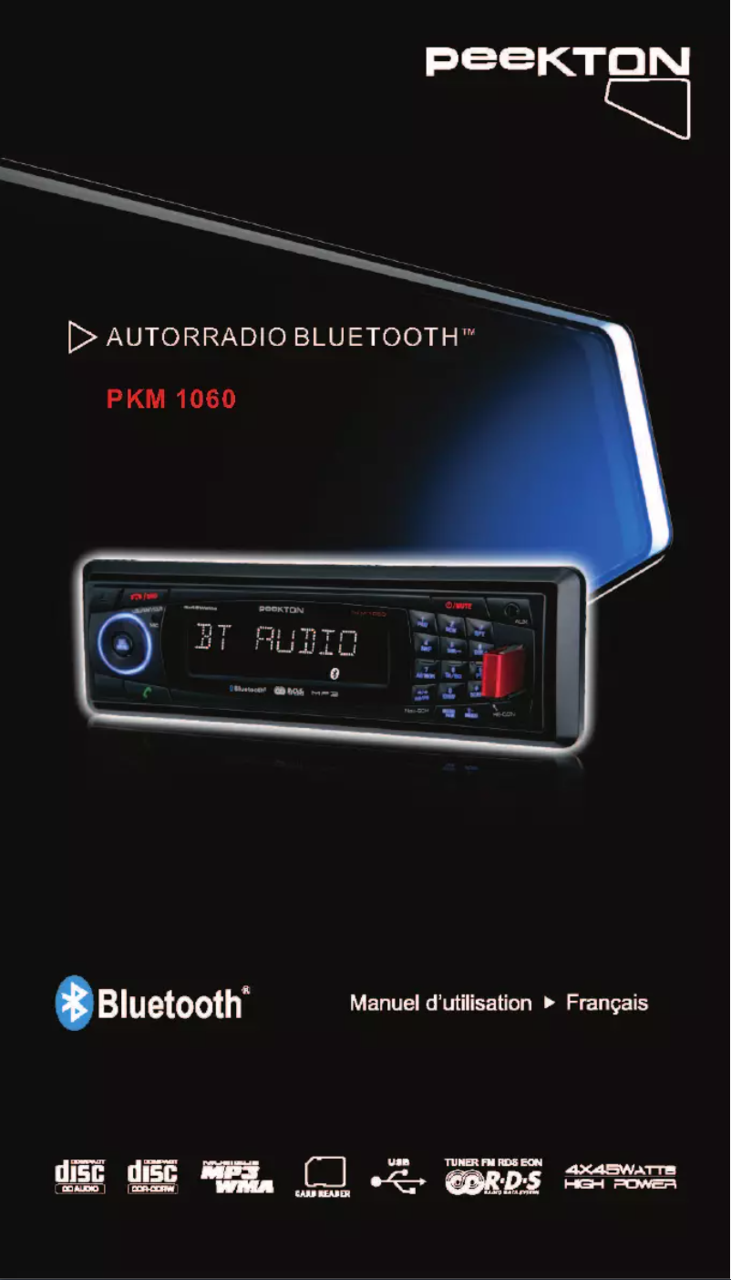 Image de la première page du manuel de l'appareil PKM 1060