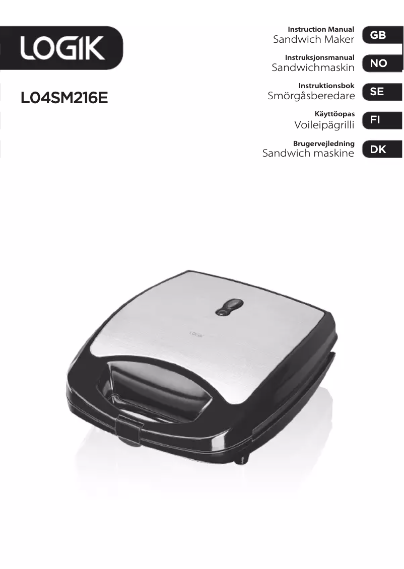 Page 1 de la notice Manuel utilisateur Logik L04SM216E