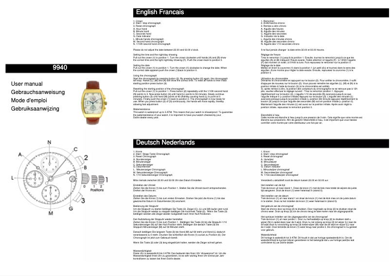 Página 1 del manual Manual de usuario Davis 9940