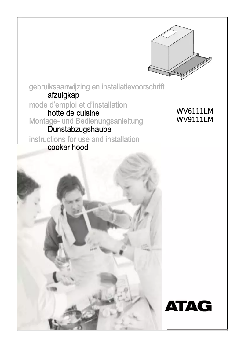 Page 1 de la notice Manuel utilisateur Atag WV6111LM