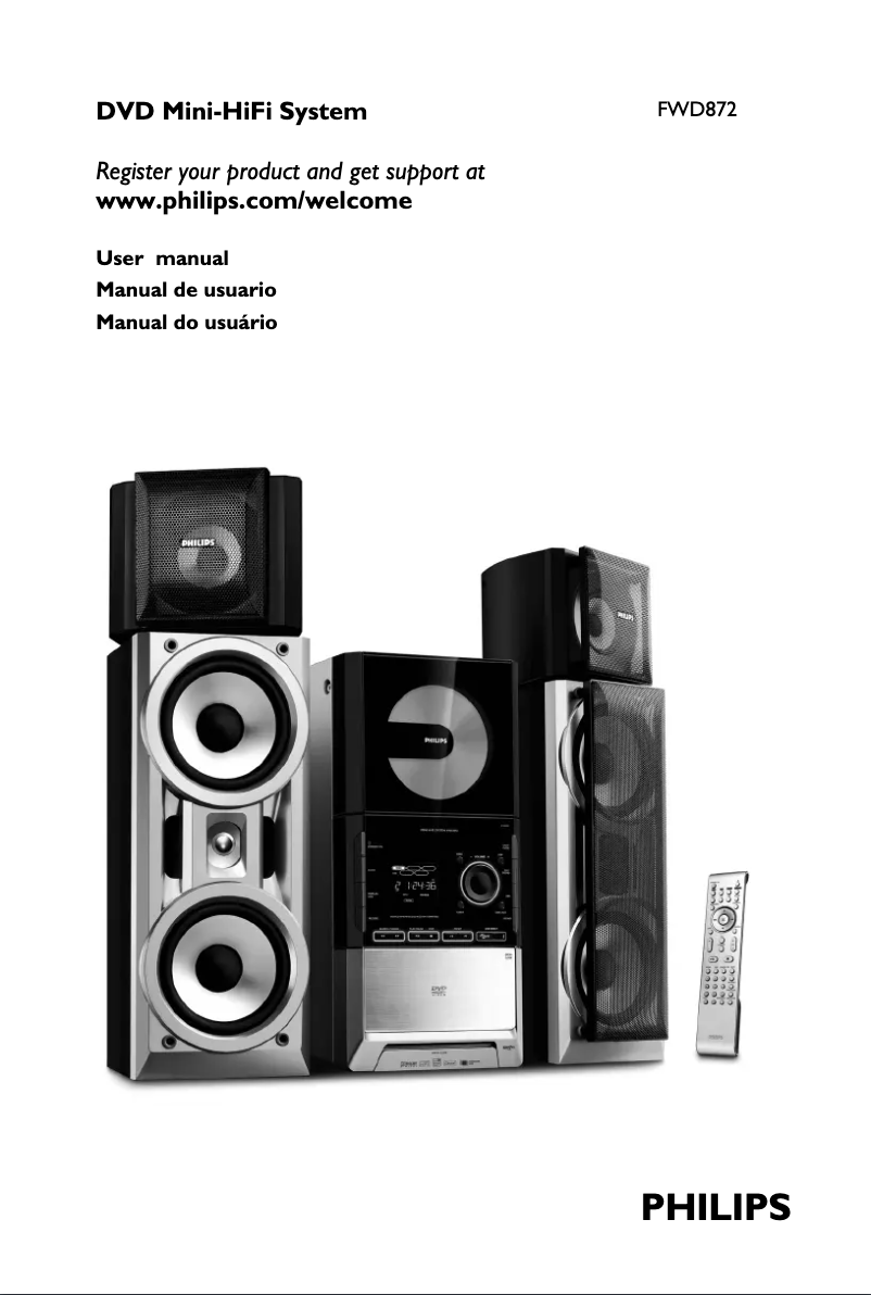 Image de la première page du manuel de l'appareil FWD872