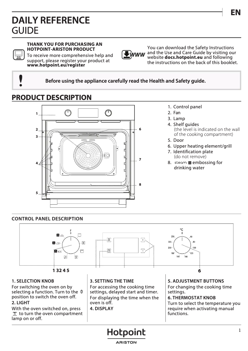 Image de la première page du manuel de l'appareil FA4S 544 IX HA