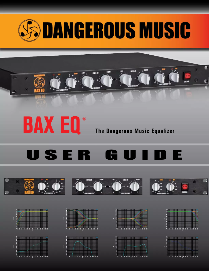 Página 1 del manual Manual de usuario Dangerous Music BAX EQ