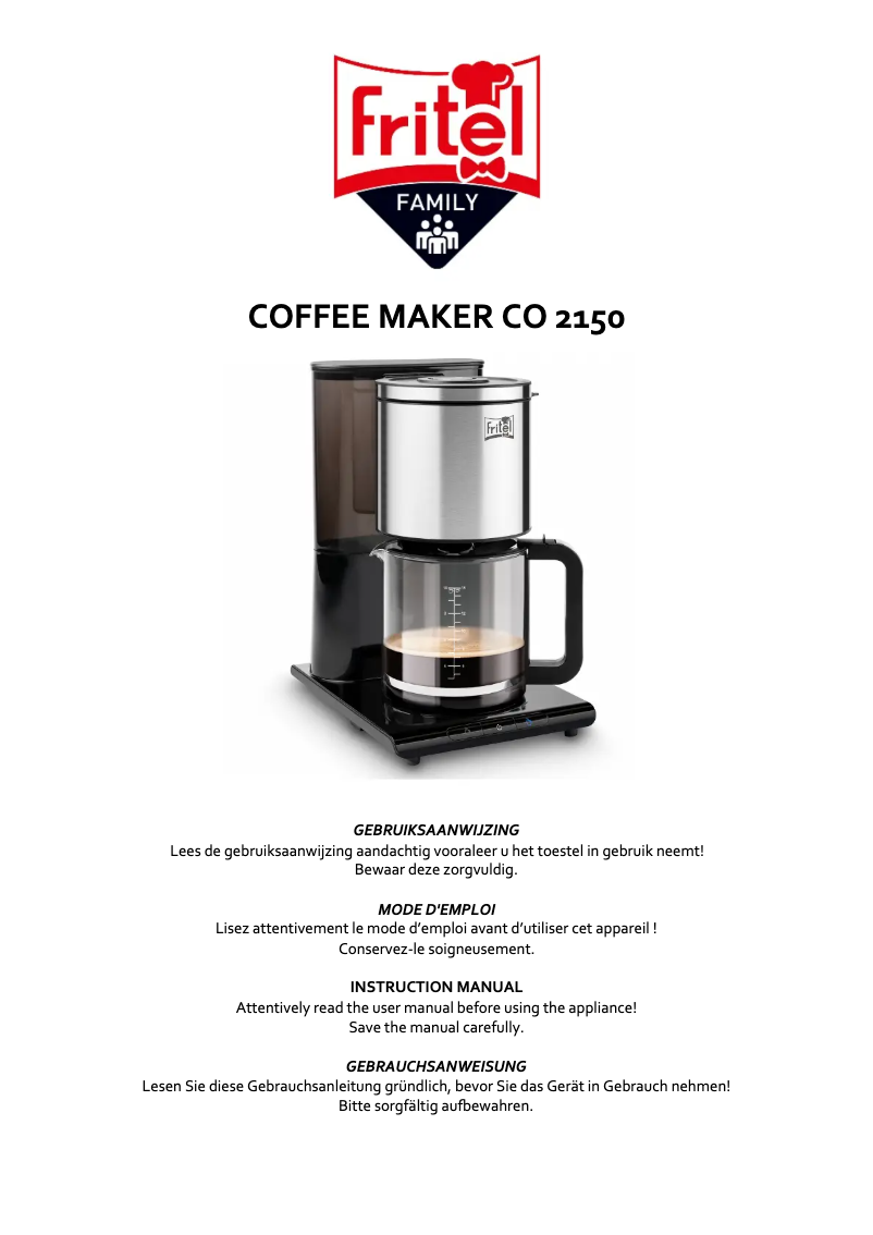 Página 1 del manual Manual de usuario Fritel CO 2150