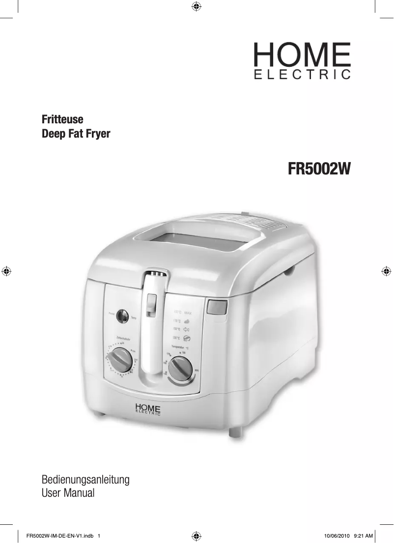 Page 1 de la notice Manuel utilisateur Home Electric FR5002W