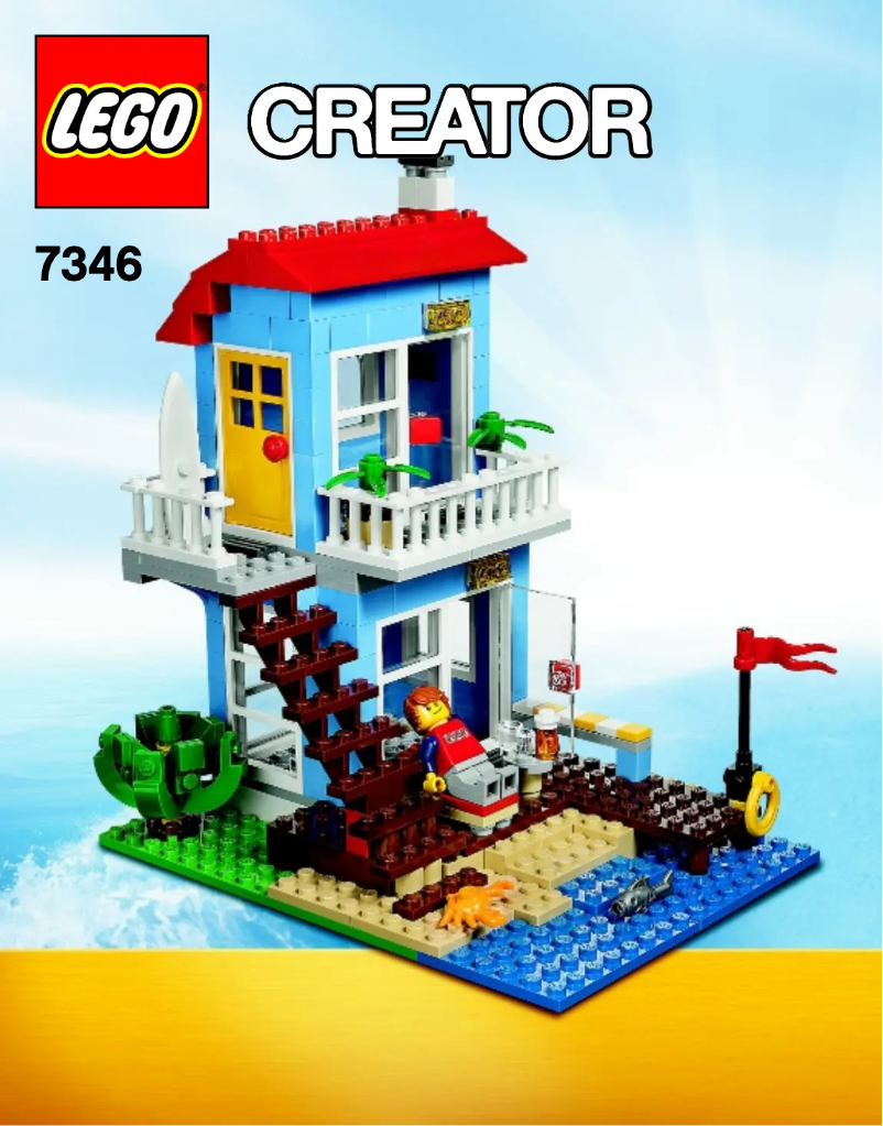 Page 1 de la notice Manuel utilisateur Lego Seaside House