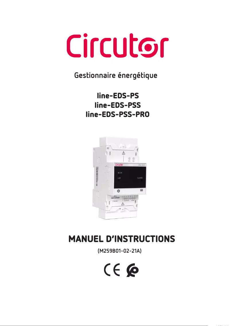 Page n°1 - Manuel utilisateur CIRCUTOR Line-EDS-PS